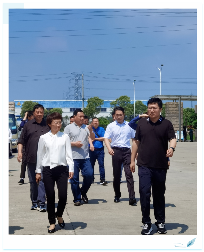 省侨联海外嘉宾代表团一行领导莅临我公司参观交流！